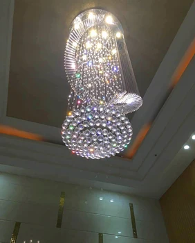 Šiuolaikinės Kristalų Liustra Apšvietimo Šviestuvas LED Šviestuvais, Namų Patalpų Apšvietimas Foyer Hotel Club Kavinės, Restoranas Lašas Šviesos